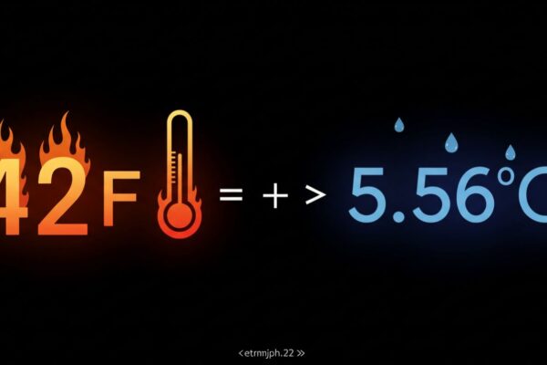 42 F in C – Temperature Conversion from Fahrenheit to Celsius 42 F in C